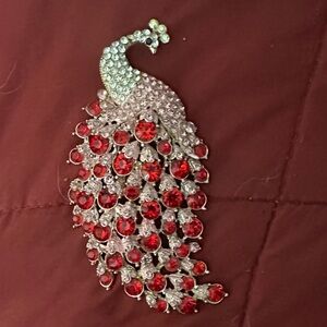 Vintage Peacock Brooch/Pendent